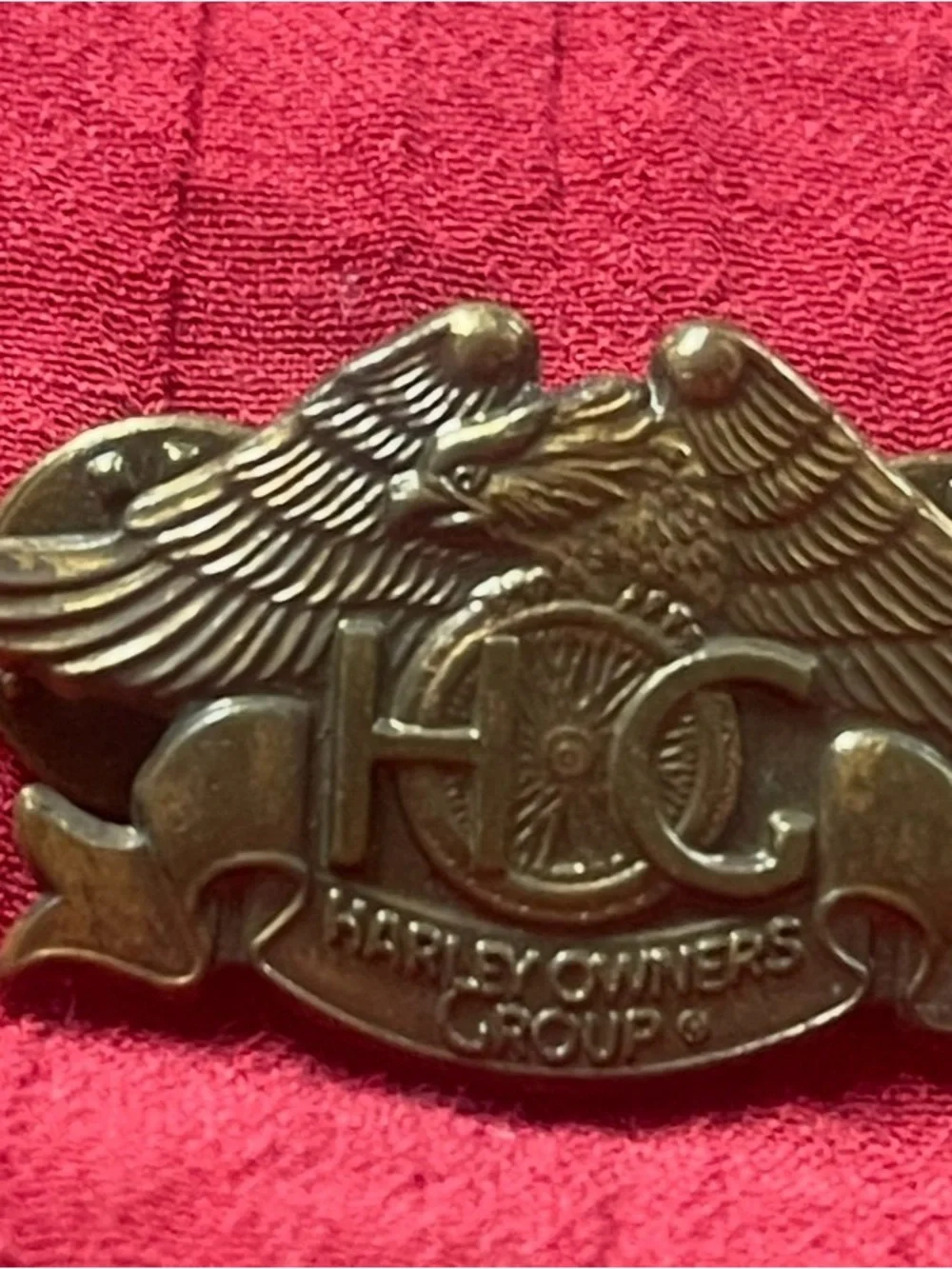 Vintage 1993 Harley Owners Group Pin Badge